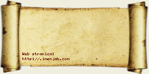 Tijana Perunović vizit kartica